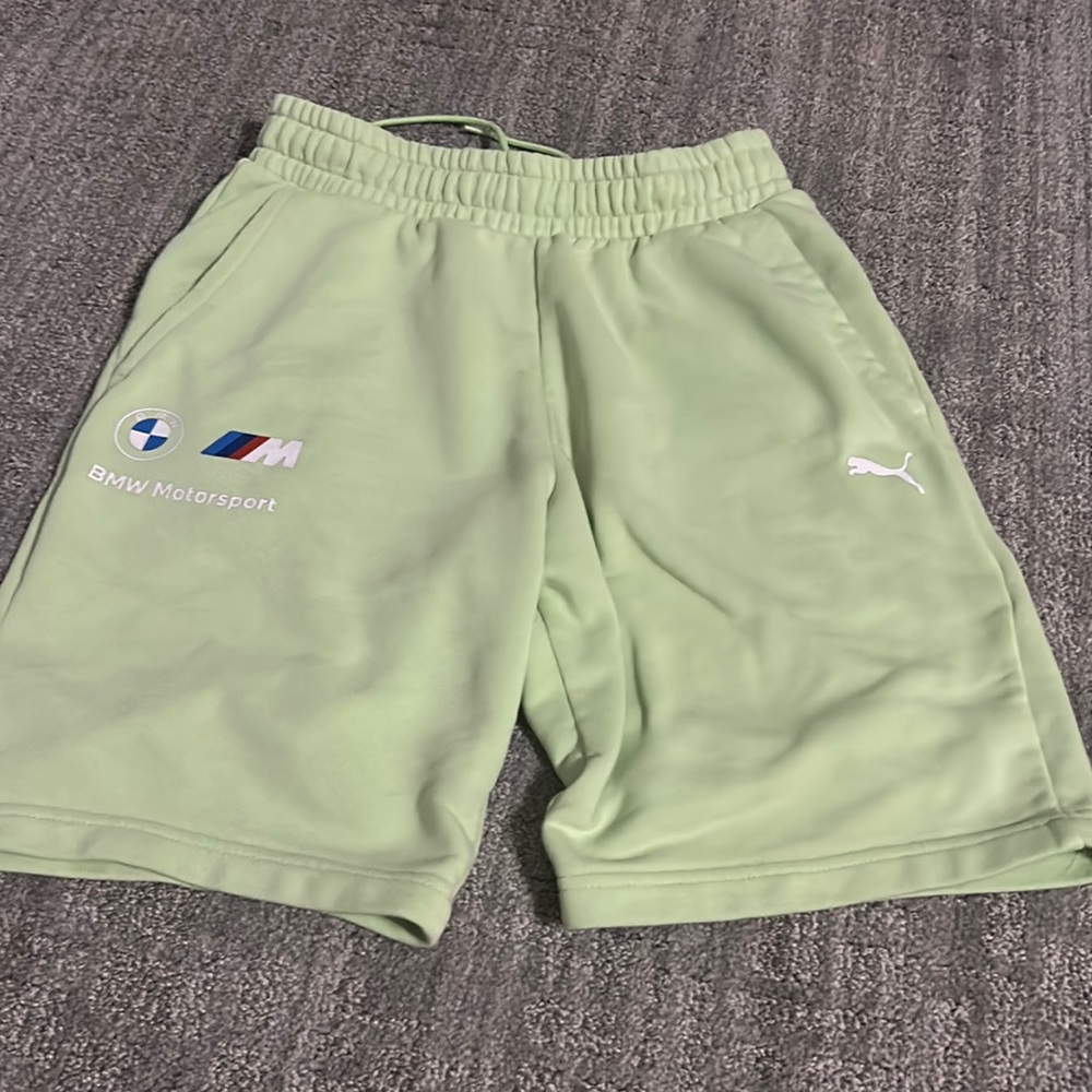 Puma X BMW Motorsports Cucumber shorts